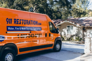 911 restoration residential truck for water damage restoration - 911 Restoration in Oshkosh, WI