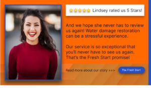 customer review - Reno water damage 